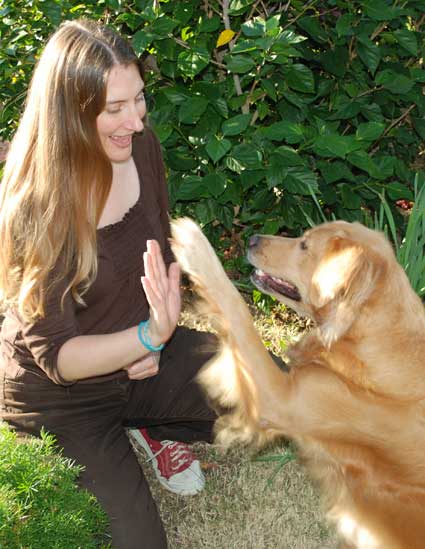 Sindi and Ginger High 5